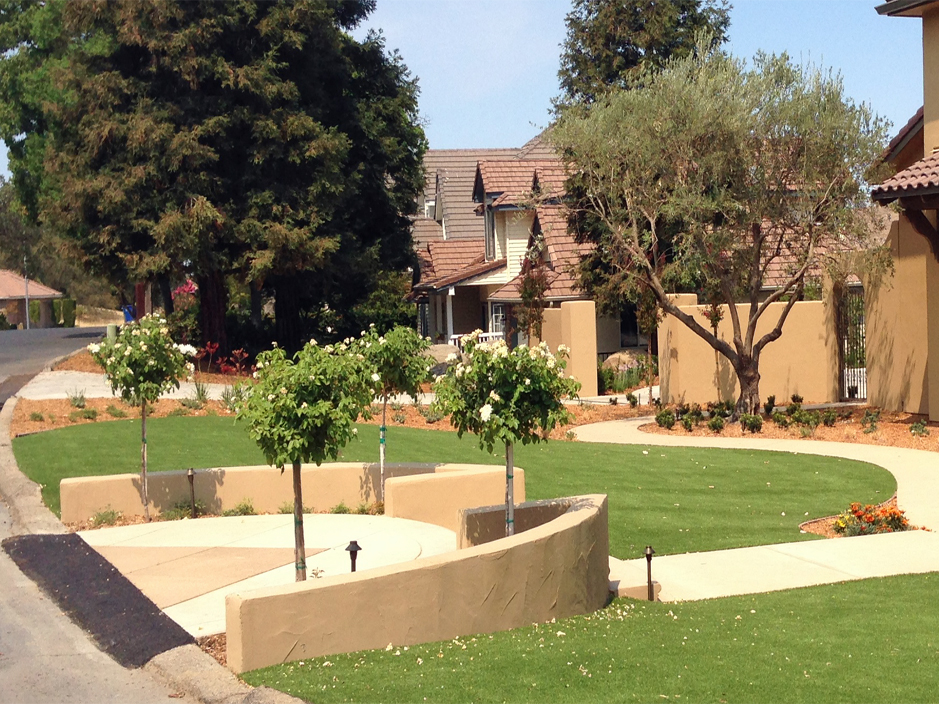 Artificial Turf Cost Las Flores California Paver Patio Front